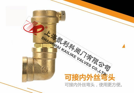 AVAX自動(dòng)排氣閥帶內外絲接頭
